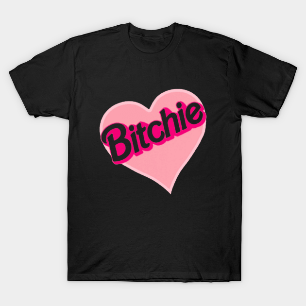 Bitchie Bitchie Logo Pink T Shirt Teepublic